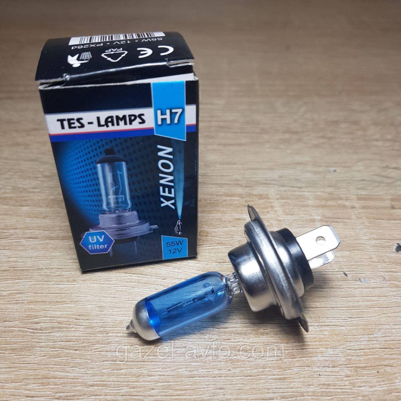 Лампа H7 12V 55W Xenon Tes-lamps