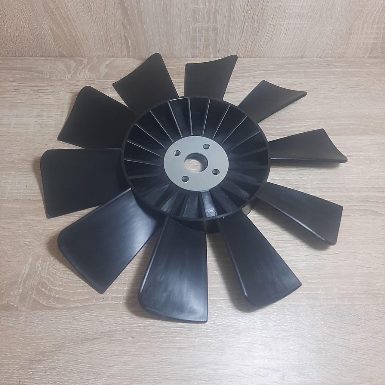 Вентилятор системи охолодження (крильчатка) Газель,Соболь 10 лопатевий чорний з шайбою (вир-во SCOTIE)