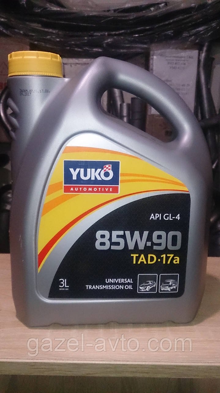 Универсальное трансмиссионное масло Yuko 85-90(tad 17A) 3 л (пр-во Yuko)