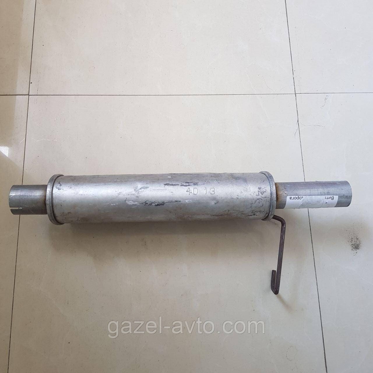 Резонатор Газель ЦЕЛЬНОМЕТАЛІЧЕСКІЙ 2705, 3221, Рута (короткий), алюмінізірованний (пр-во Польща)