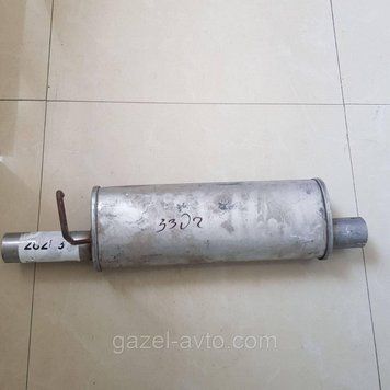 Резонатор Газель ЦЕЛЬНОМЕТАЛІЧЕСКІЙ 2705, 3221, Рута (короткий), алюмінізірованний (пр-во Польща)