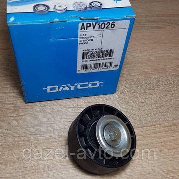 Ролик приводного ремня (натяжителя), обводной ролик DAYCO APV 1026 (пр-во Италия, Оригинал)