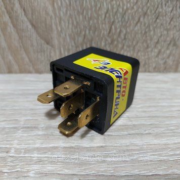 Реле&nbsp;5 контактн 12v 30А&nbsp;Газель,ВАЗ,ЗАЗ&nbsp;(универсальнальное,&nbsp;світла) з кронштейном&nbsp;(аналог 90.3747,753777) (вир-во&nbsp;Авто-Електрика)