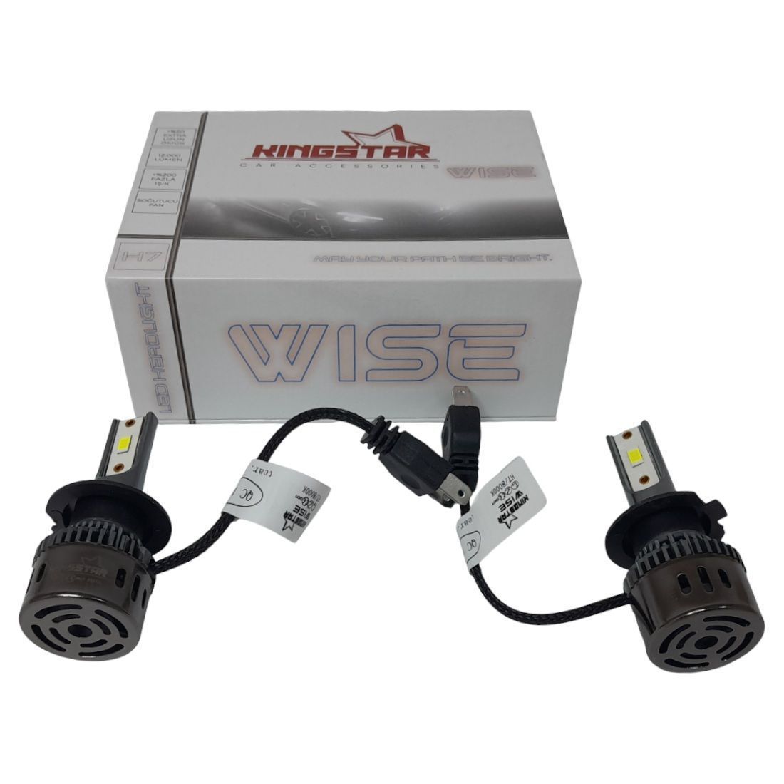 Автолампи світлодіодні KINGSTAR WISE LED H7 8000K 27W (2 шт)