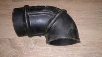 Патрубок ДМРВ Волга,Газель дв.406,405 (шланг воздухопр угол от ДМРВ) (заменитель)