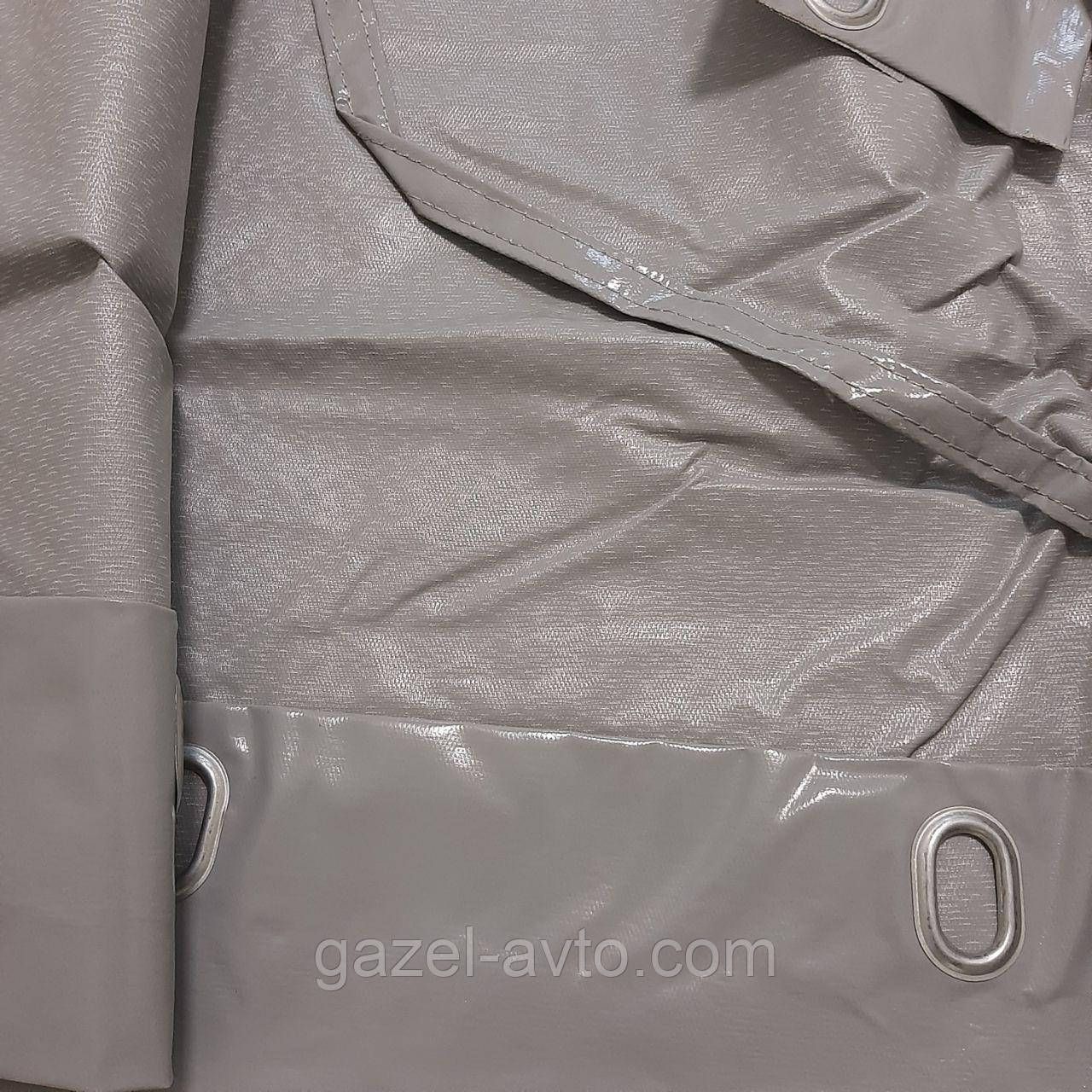 Тент Газель-Дуэт 2- х сторонний нового образца 8 люверсный усиленый серый 500г/м² "БелТЕНТ" (покупн. ГАЗ)