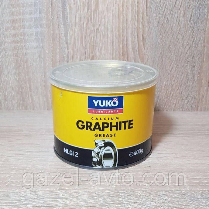 YUKOIL Смазка пластичная, графитная железная банка 0,4 кг (0,5л)