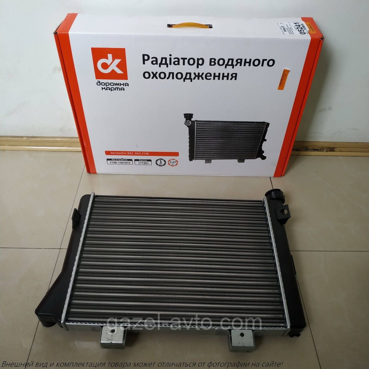 Радиатор водяного охлаждения ВАЗ 2106 (пр-во ДК)