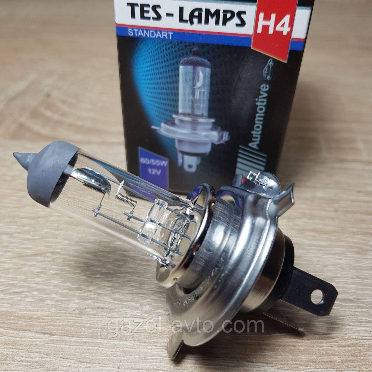 Лампа H4 P43 12V 60/55W Clear Tes-lamps