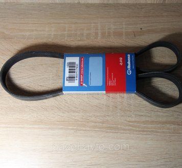 Ремінь 6PK1220 приводу генератора Газель, Волга дв.406 без ГУР (пр-во Rubena) поліклін