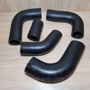 Комплект патрубков радиатора Газель 406 5 шт (пр-во Nirti)