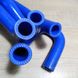 Патрубки печки (отопителя) Газель NEXT (комплект 6 шт) силикон синий (пр-во Авто Престиж)