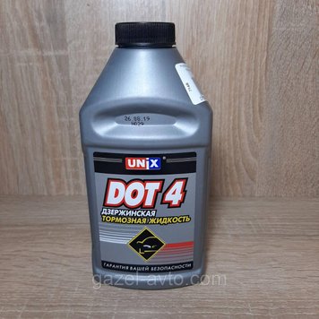 Жидкость тормозная DOT-4 0.5 л (пр-во UNIX, г.Дзержинск)