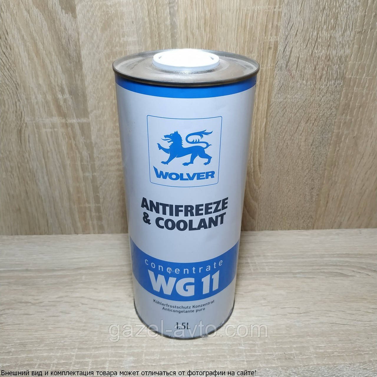 Охлаждающая жидкость, антифриз WOLVER AK G11 universal (синий) 1.5л (концентрат), Синий