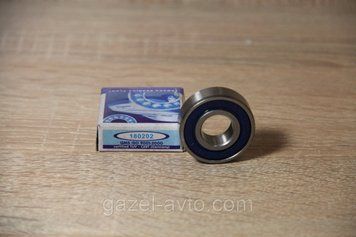 Підшипник 180202 (6202 2RS.P5Q5 / W24) генератор Газель, Волга узк. нового зразка, ВАЗ 2110 (аналог)