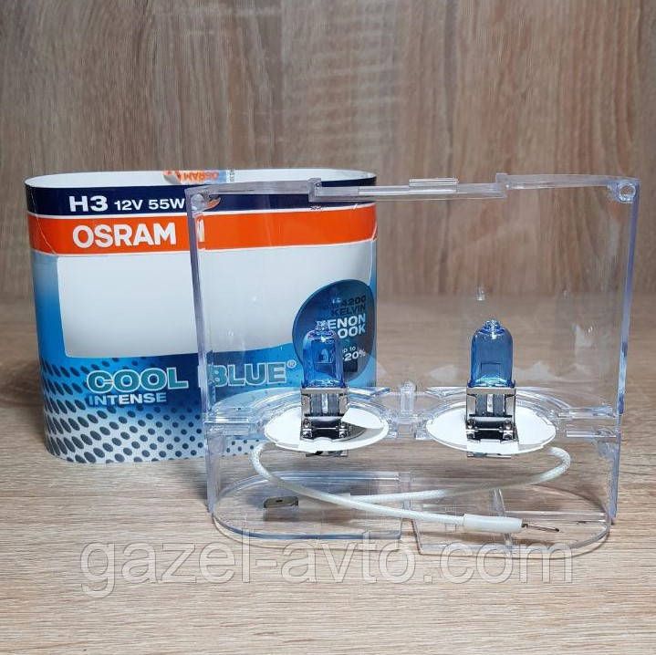 Лампа H3 12V 55W OSRAM COOL BLUE (к-т)