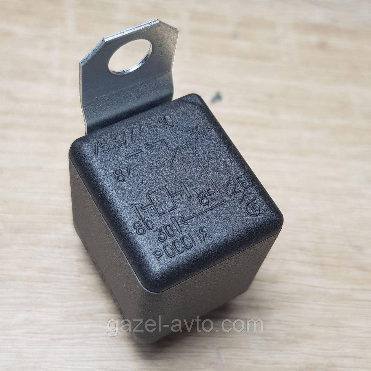 Реле 4 конт 12v 30А Газель,ВАЗ,ЗАЗ универс с кронш