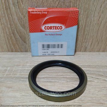 Сальник коленвала Газель, Волга дв.406,405 передн. (55х70х8) (пр-во CORTECO, Німеччина)