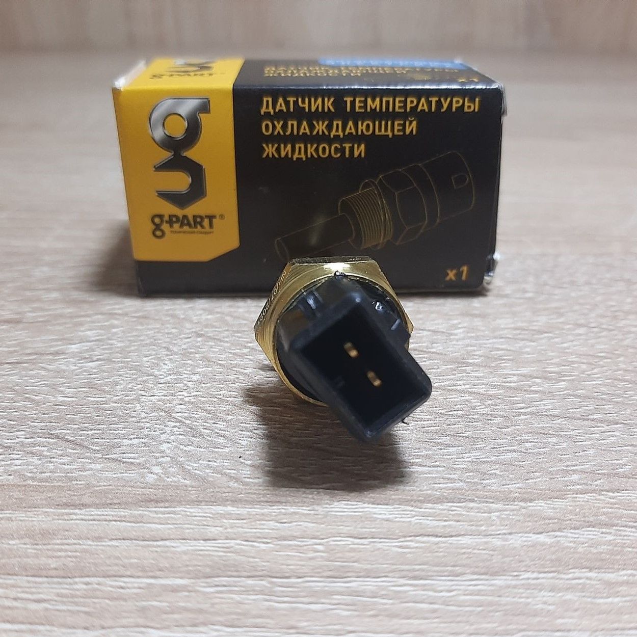 Датчик температури двигуна 19.3828 Газель , Соболь, Рута, Волга, 3110,31105 дв.406 черный (пр-во ГАЗ), Черный