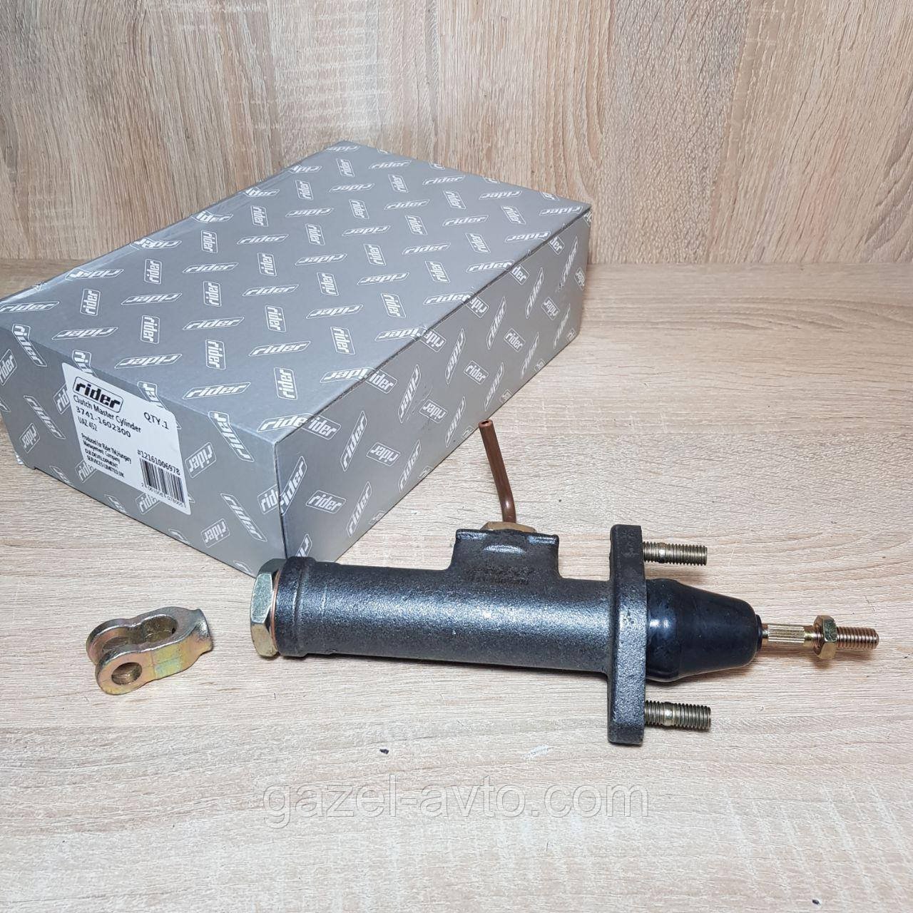 Цилиндр сцепления главный УАЗ-452 таблетка санитарка буханка головастик с трубкой (пр-во RIDER)