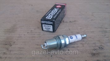 Свічка запалювання Газель, Волга, Уаз дв.406 DR17YC SUPER (1 шт) (пр-во BRISK, Чехія)