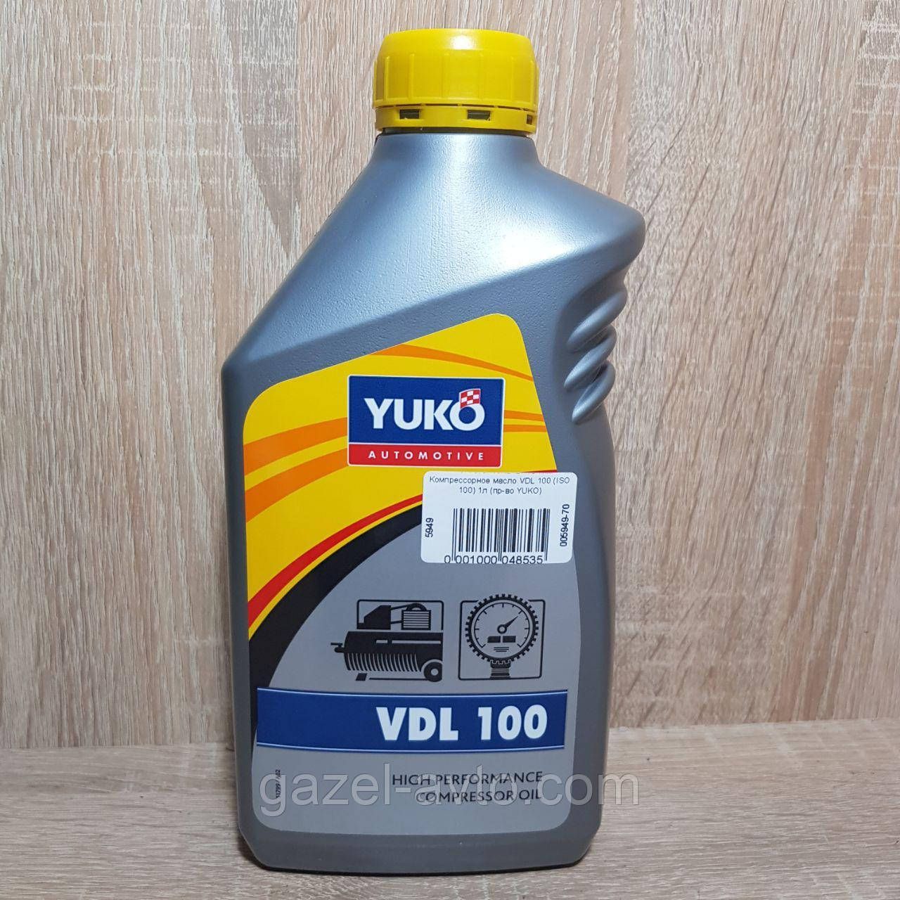 Компресорне масло VDL 100 (ISO 100) 1л (пр-во YUKO)