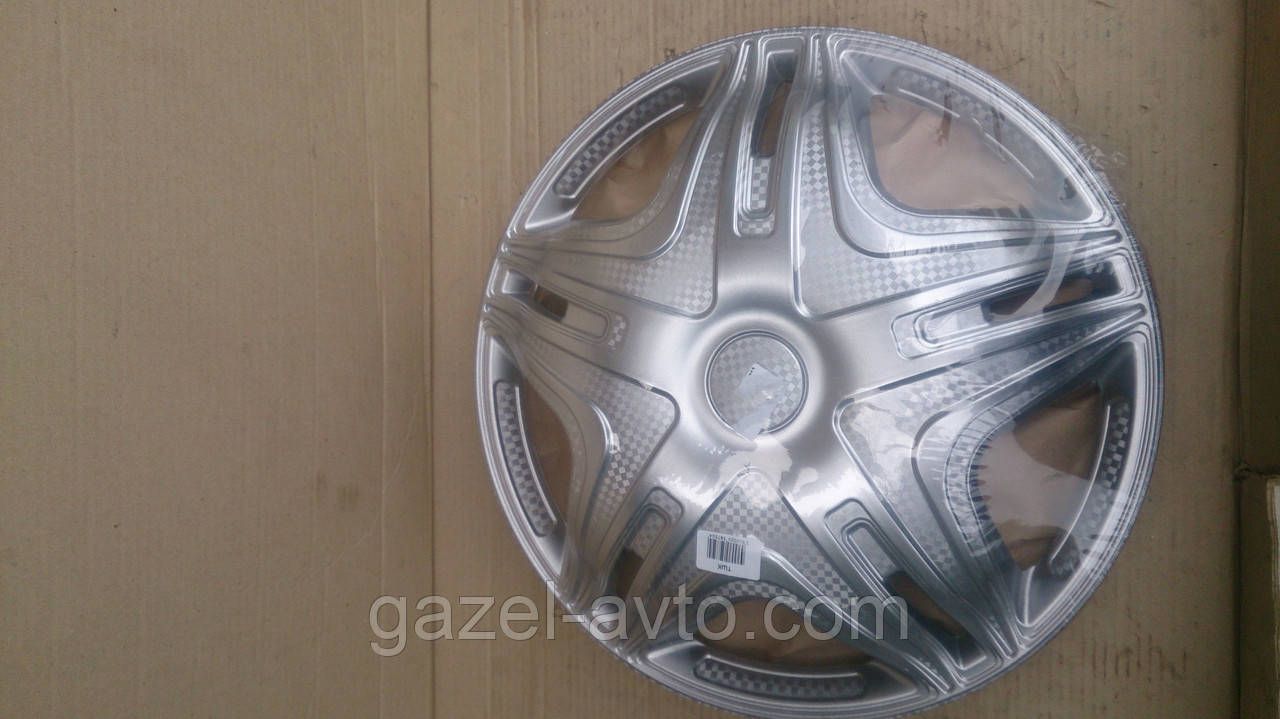 Ковпак колеса декоративний R 16 Газель переднього Дакар срібло (комплект 2 шт) тощо. STAR (пр-во Росія)