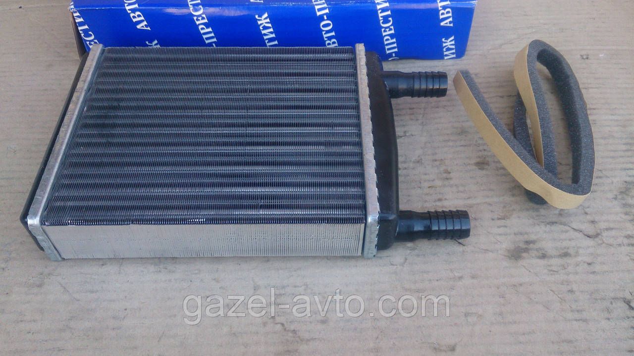 Радиатор отопителя Газель d=18 (алюминий) со спиралью (турбулизаторами) (пр-во Авто Престиж)
