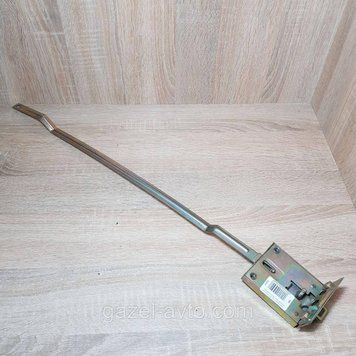Замок двери УАЗ 452 (таблетка, санитарка, буханка) передний (длинная тяга) (оригинал)