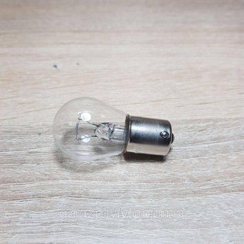 Лампа стопов габаритов поворотов 12V 21W Волга Газель ВАЗ ГАЗ УАЗ (1 контакт) (пр-во Восход)