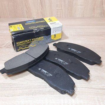Колодка гальмівна Газель Next, Соболь Next, РУТА передня комплект 4 шт G-PART (покупн. ГАЗ)