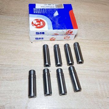 Втулка клапана направляющая Газель,Волга, УАЗ, УМЗ, ЗМЗ, 402, 4215, 4216 ремонт 1 (+0,1) (8шт) (SM,Германия)