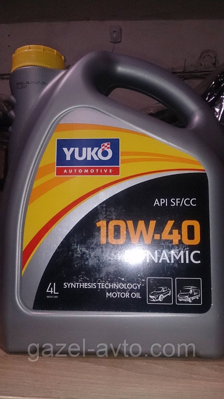 Масло моторное Yuko 10W-40 dynamic 4 l
