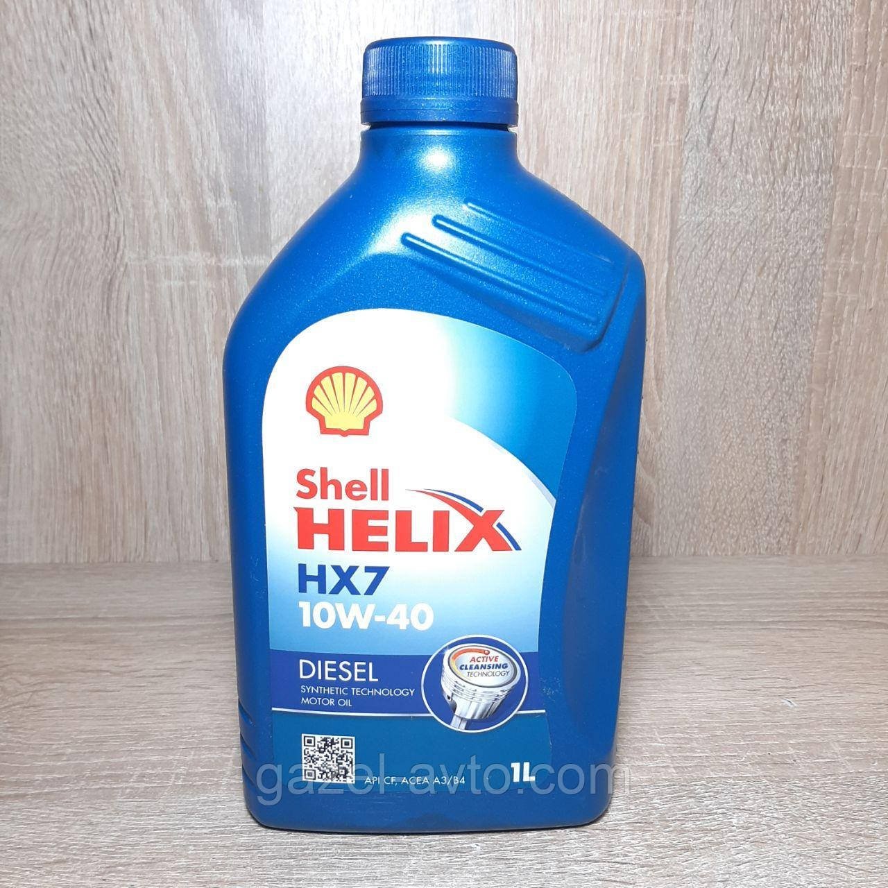 Моторное масло Shell Helix HX7 полусинтетическое 10W-40 1 л (пр-во Shell)
