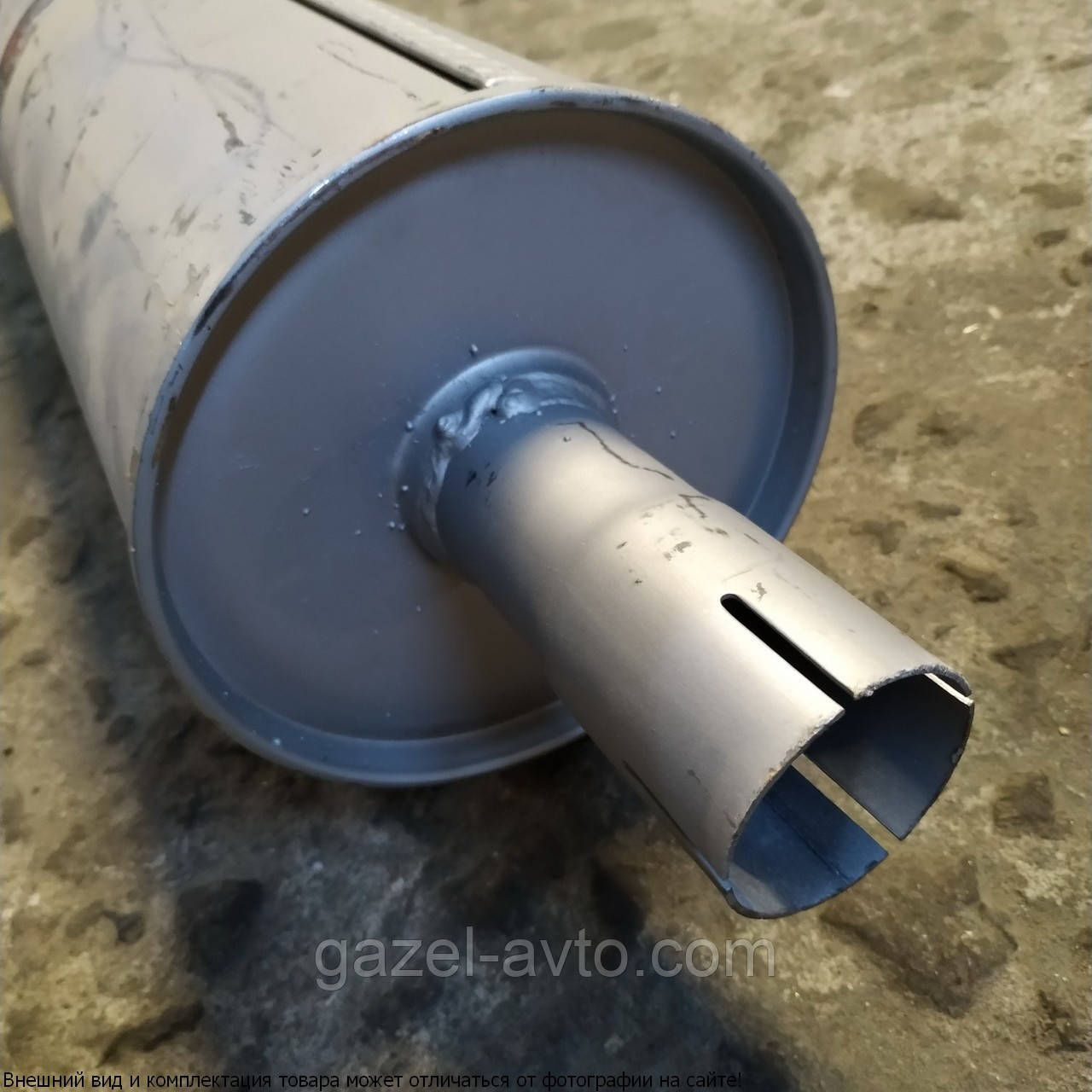 Глушитель-резонатор МАК Газель (борт) дв. 402 с трубой (пр-во SKS)