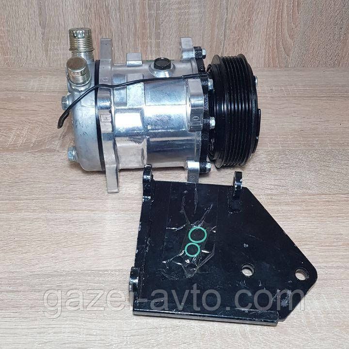 Кліматична установка ZA.8116010-001 (компресор), Газель, Волга 31105 під ручейковий ремінь з кронштейном