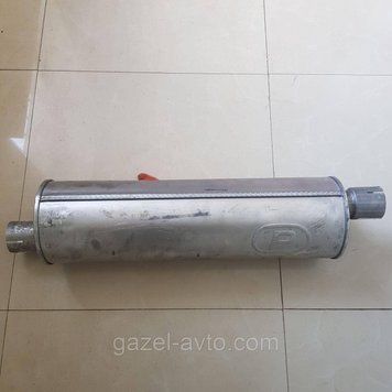 Глушитель(бочка) широкая горловина (смеще по краям)Газель ,Соболь ,Бизнес, ЗМЗ 405, 406, алюминизированный