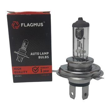 Лампа Н4 Р43 12V 100/90W УАЗ, РАФ, Волга, Газель, Соболь, Рута, Москвич 2141 старого зразка для квадратної фари